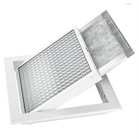 Egg-Crate Grille with Media